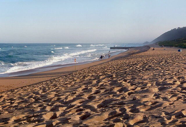 Anstey beach in Durban